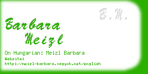 barbara meizl business card